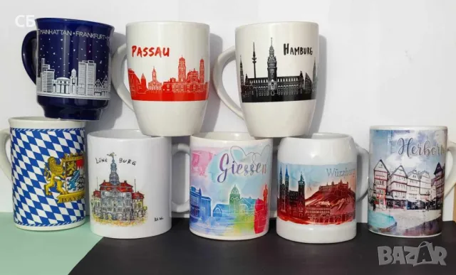 Сувенирни чаши за кафе или чай от Германия и Египет
