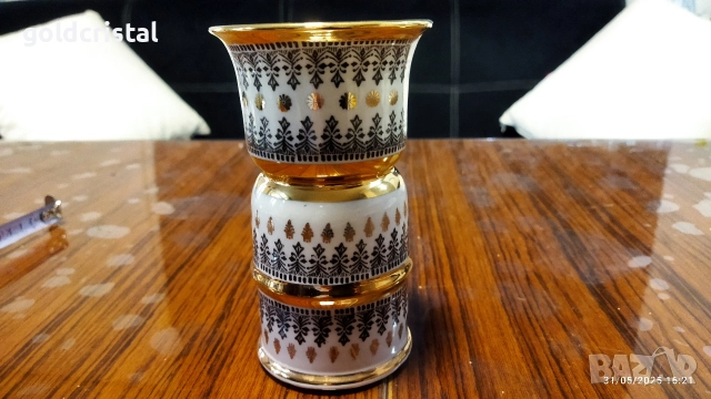 Стар български порцелан ваза , снимка 6 - Антикварни и старинни предмети - 52941385