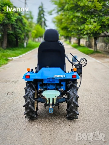 Трактор Исеки 137 с челен товарач и фреза, снимка 5 - Селскостопанска техника - 50459760