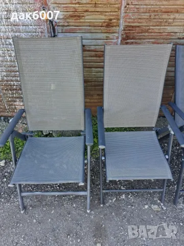 Сгъваеми шезлонг столове-8 броя
