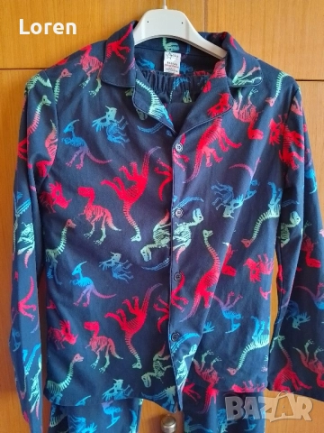 Нова!Детска пижама с динозаври, снимка 3 - Детски пижами - 52493922