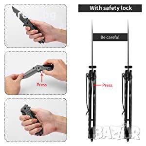 сгъваем, джобен нож, острие, резец, отварачка 4 в 1, Morpilot, снимка 3 - Други инструменти - 34861994