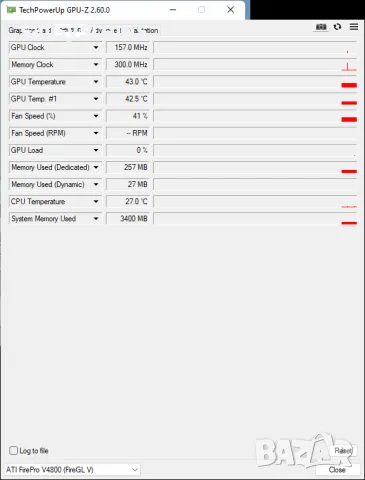 Видео карта AMD FirePro V4800 1024MB GDDR5 128bit PCI-E , снимка 11 - Видеокарти - 48078007