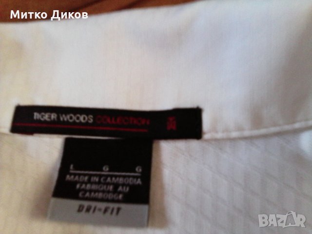 Тайгър Уудс колекция Голф тениска Найк размер ХЛ, снимка 6 - Голф - 28702929
