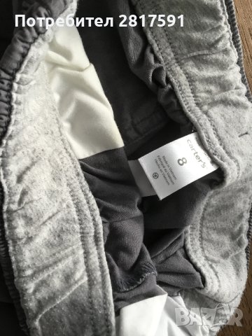 Сиви детски панталони на американския бранд Carter’s, размер 8, снимка 5 - Детски панталони и дънки - 43882752
