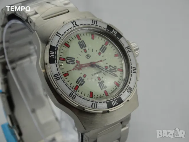 ВОСТОК АМФИБИЯ АВТОМАТИЧЕН-FULL LUME ref: 16089А- “ЧЕРНОБИЛ-ПРИПЯТЬ”, снимка 9 - Мъжки - 44069391