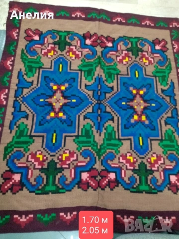 Вълнено покривало за легло от Чипровския край Ново, снимка 2 - Покривки за легло - 53410955