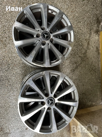 Оригинални джанти на Мерцедес с датчици 17, снимка 2 - Гуми и джанти - 52565003