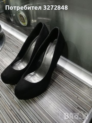 Дамски велурени обувки на висок ток Starlet, снимка 3 - Дамски обувки на ток - 37954534