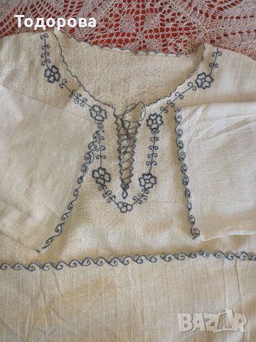 Автентична риза от народна носия, снимка 2 - Антикварни и старинни предмети - 35557878