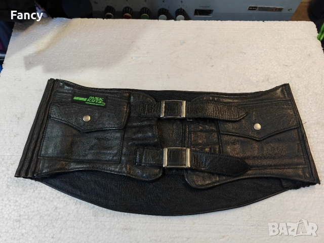 Кожен мото колан