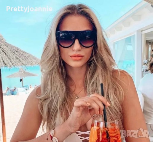 Черни дамски слънчеви очила, снимка 7 - Слънчеви и диоптрични очила - 40039770