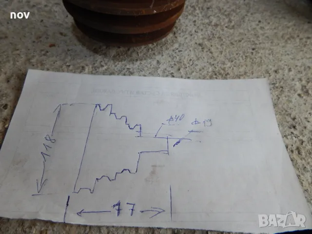 ремъчна шайба ф 19 мм, снимка 4 - Резервни части за машини - 48149679