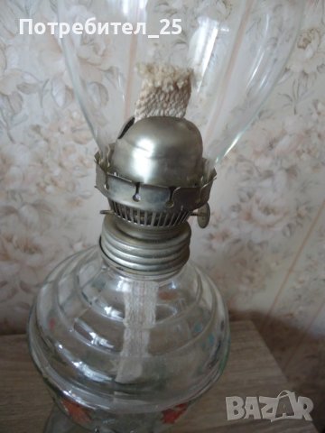 Голяма газена лампа, снимка 3 - Антикварни и старинни предмети - 40541252
