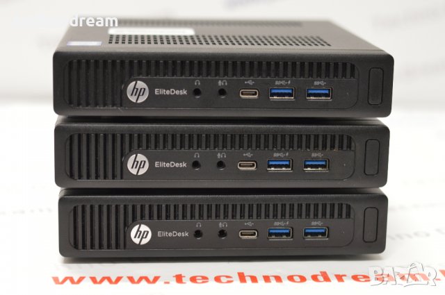HP EliteDesk 800 G2 Desktop Mini - Intel Core i5-6500T / 8GB DDR4 / 256GB SSD / Гаранция !, снимка 5 - За дома - 40020412