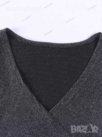 Дамско модно боди с дълъг ръкав, 2цвята, снимка 8 - Блузи с дълъг ръкав и пуловери - 39193353