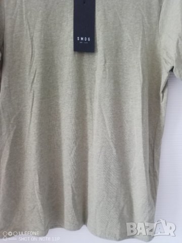 Памучна тениска SMOG размер М цвят Теа, снимка 3 - Тениски - 39093891