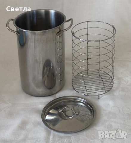 Тенджера за паста и аспержи HR1836/00AJ,специална кошница усилено дъно материал:неръждаема стомана