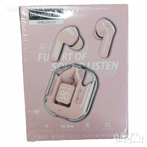 Безжични Bluetooth слушалки с LED дисплей и вграден микрофон