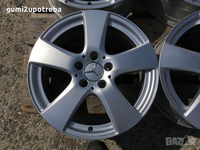  17" джанти 5х112 Мерцедес Ц класа Mercedes C-Klasse W205 Оригинал , снимка 4 - Гуми и джанти - 28674359