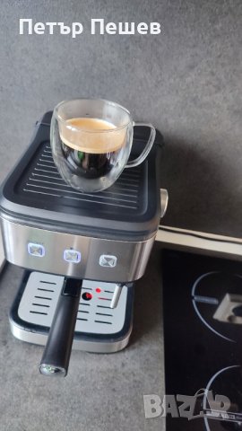 Кафемашина Intertek 850W перфектно еспресо кафе крема цедка , снимка 8 - Кафемашини - 44112595