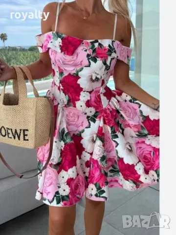 Розова лятна рокля