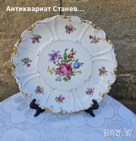 Прелестен порцеланов поднос JLMenau , снимка 13 - Сервизи - 51823470