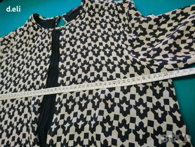 ETRO Original Size M-L / Patrizia Pepe Italy 🇮🇹 Size M 100% Коприна, снимка 11 - Ризи - 51816584