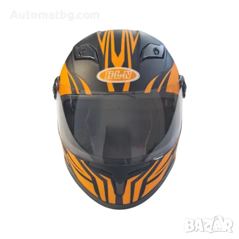 Детска каска Automat, Пистова, Черен с оранжево, Мат, снимка 2 - Аксесоари и консумативи - 49486243