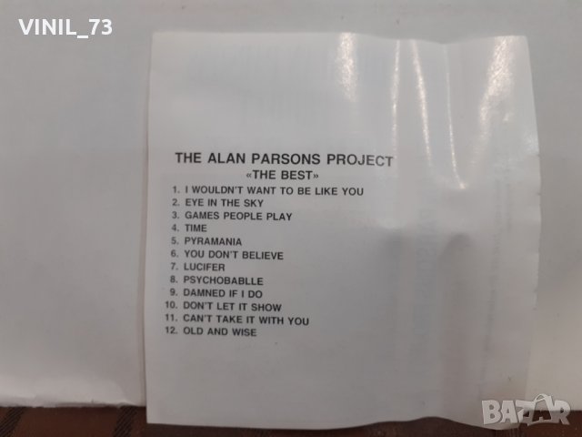 The Alan Parsons Project , снимка 4 - Аудио касети - 32223366