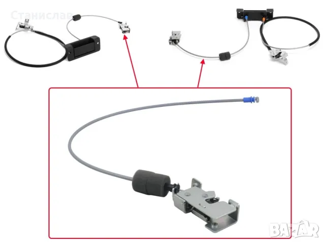 Ford Transit MK6 & MK7 Брава за задна врата, снимка 4 - Части - 50271298