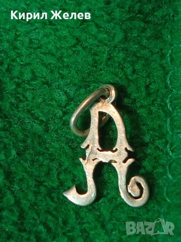 СТАРИНЕН АРТ НУВО СРЕБЪРН ПЕНДАНТ БУКВИЧКА А - МАЙСТОРСКА РЪЧНА ИЗРАБОТКА СРЕБРО МЕДАЛЬОН 38800, снимка 11 - Антикварни и старинни предмети - 42476194