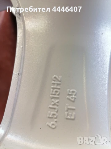 Джанти 15" 5х112 Шкода , снимка 11 - Гуми и джанти - 50566132