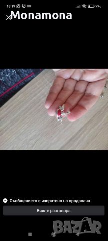 Нежен сребърен комплект , снимка 6 - Бижутерийни комплекти - 37898388