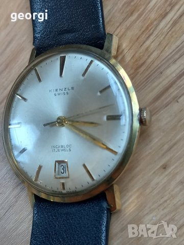  швейцарски позлатен часовник Kienzle 17 jewels, снимка 12 - Мъжки - 44100716