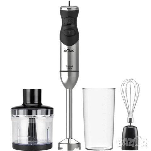 Кухненски робот 3в1 SOLAC - Пасатор, Чопър и Миксер, снимка 4 - Чопъри и пасатори - 51507310
