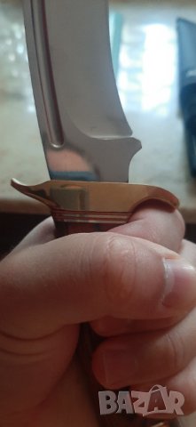  нож от висок клас със гард от месинг, снимка 7 - Колекции - 37455931