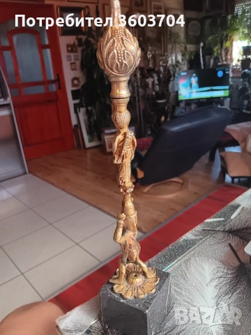 бронзова  статуетка, снимка 3 - Антикварни и старинни предмети - 51364272