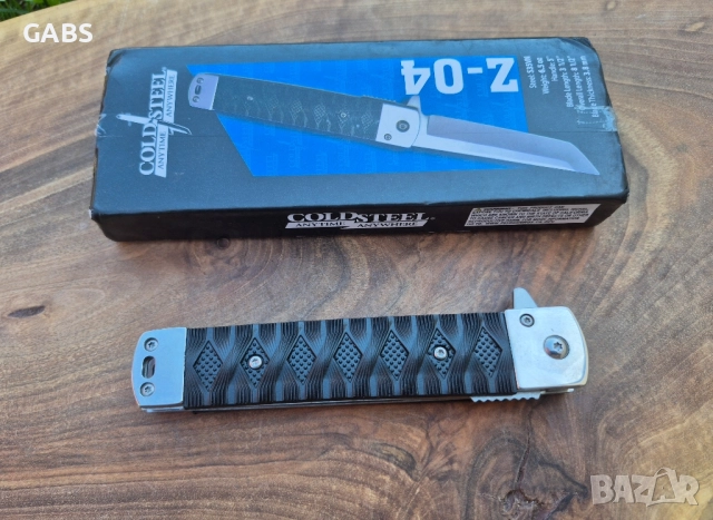 Сгъваем джобен нож Cold Steel Z-04 Tanto, снимка 4 - Ножове - 51522805