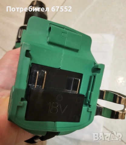 Ударен безчетков винтоверт Hikoki DV 18DBFL2, снимка 6 - Винтоверти - 53343536