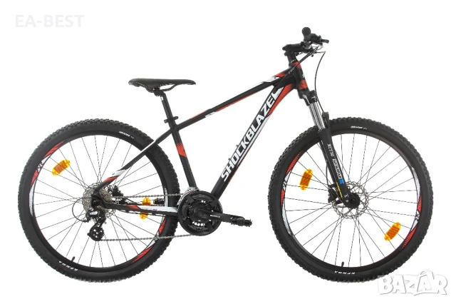 Велосипед Shockblaze R2 27.5 410mm цвеят черно-червено  , снимка 1