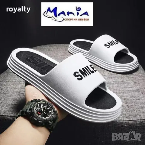 Мъжки чехли с дебело ходило Два цвята 