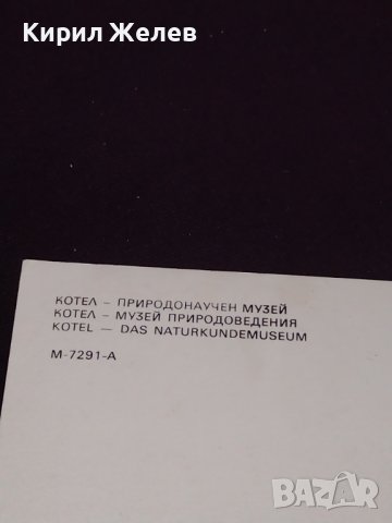 Две стари картички Природонаучен музей Котел, Национален парк музей Шипка 41656, снимка 6 - Колекции - 43099983