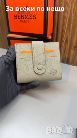 Hermes Мъжки Портфейл Естествена кожа Хермес - Налични Различни Цветове Код SK752, снимка 2 - Портфейли, портмонета - 53158924