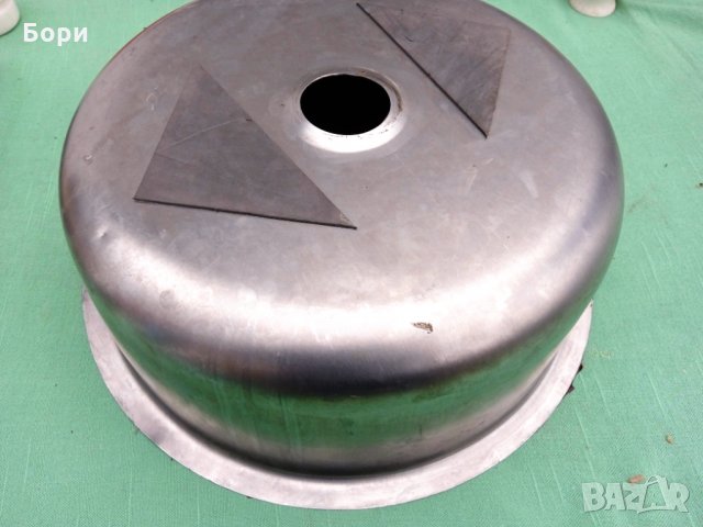 Мивка,леген алпака БДС стария материал кръгла, снимка 4 - Мивки - 35628835