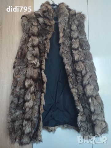 Елек от естествена Лисица, снимка 5 - Елеци - 51787219