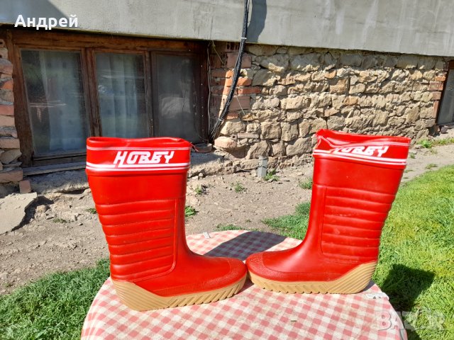 Стари детски ботуши Hobby, снимка 4 - Антикварни и старинни предмети - 32829091