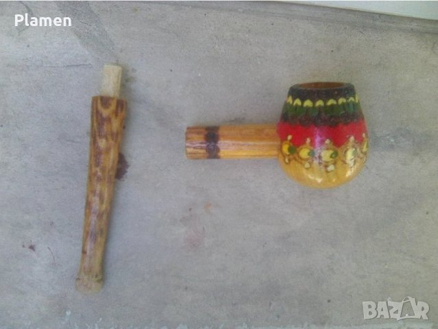 Дървена българска лула, снимка 4 - Други ценни предмети - 37140242