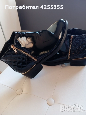 Елегантни дамски боти номер 39, снимка 3 - Дамски боти - 52744230