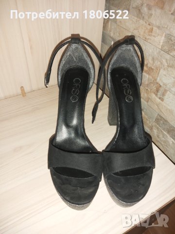 Дамски обувки с дебел ток. 39 номер, снимка 3 - Дамски обувки на ток - 43475129